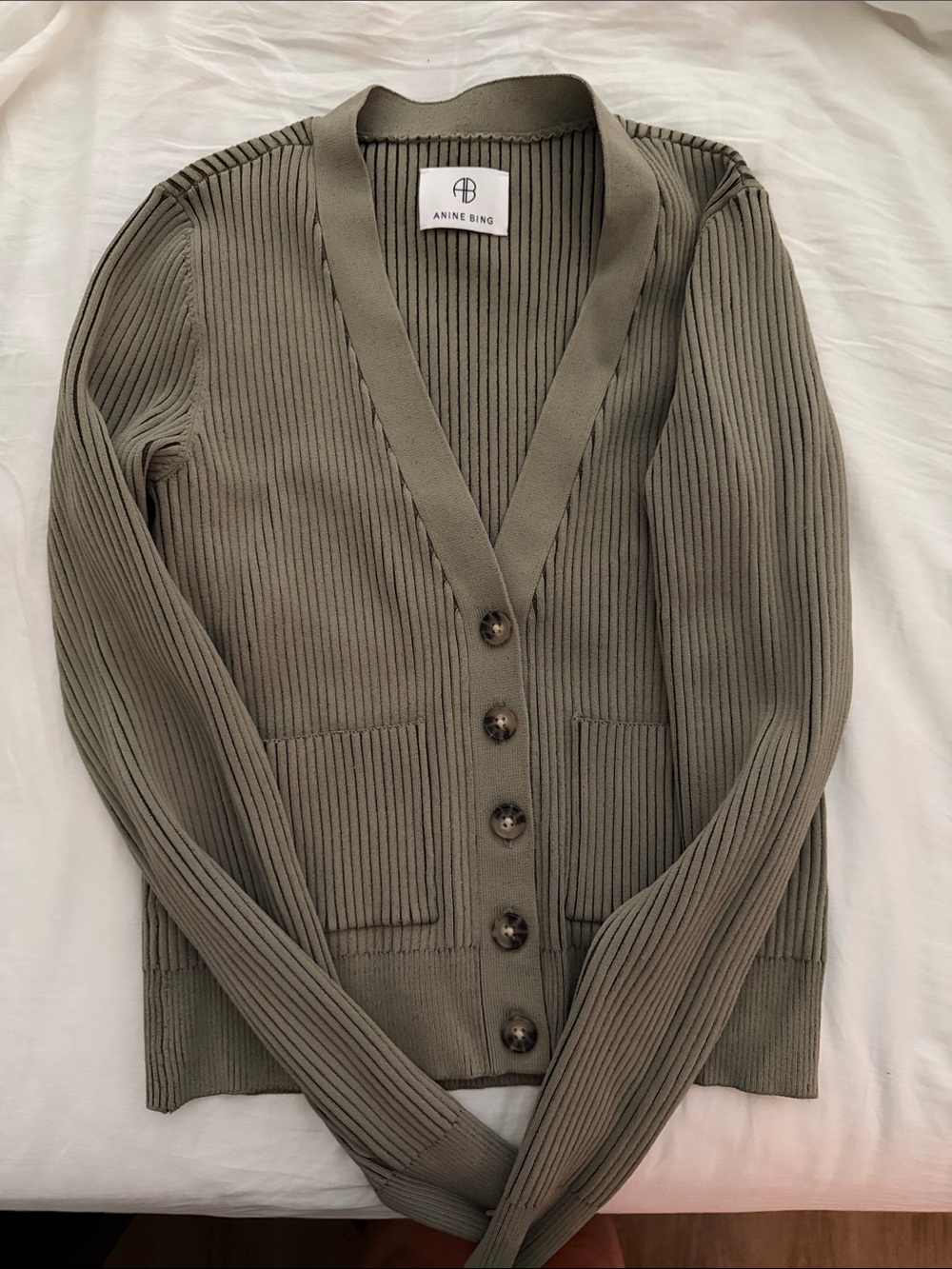 Anine Bing Olive Cardigan - Small